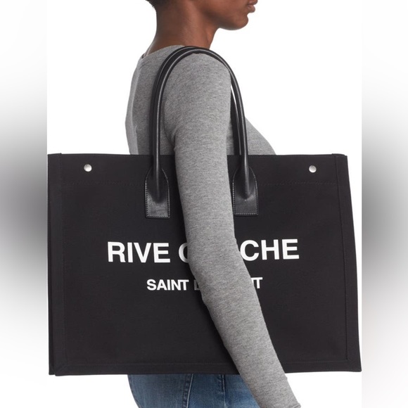 SAINT Laurent Rive Gauche Tote Like New with Dustbag - Picture 3 of 11